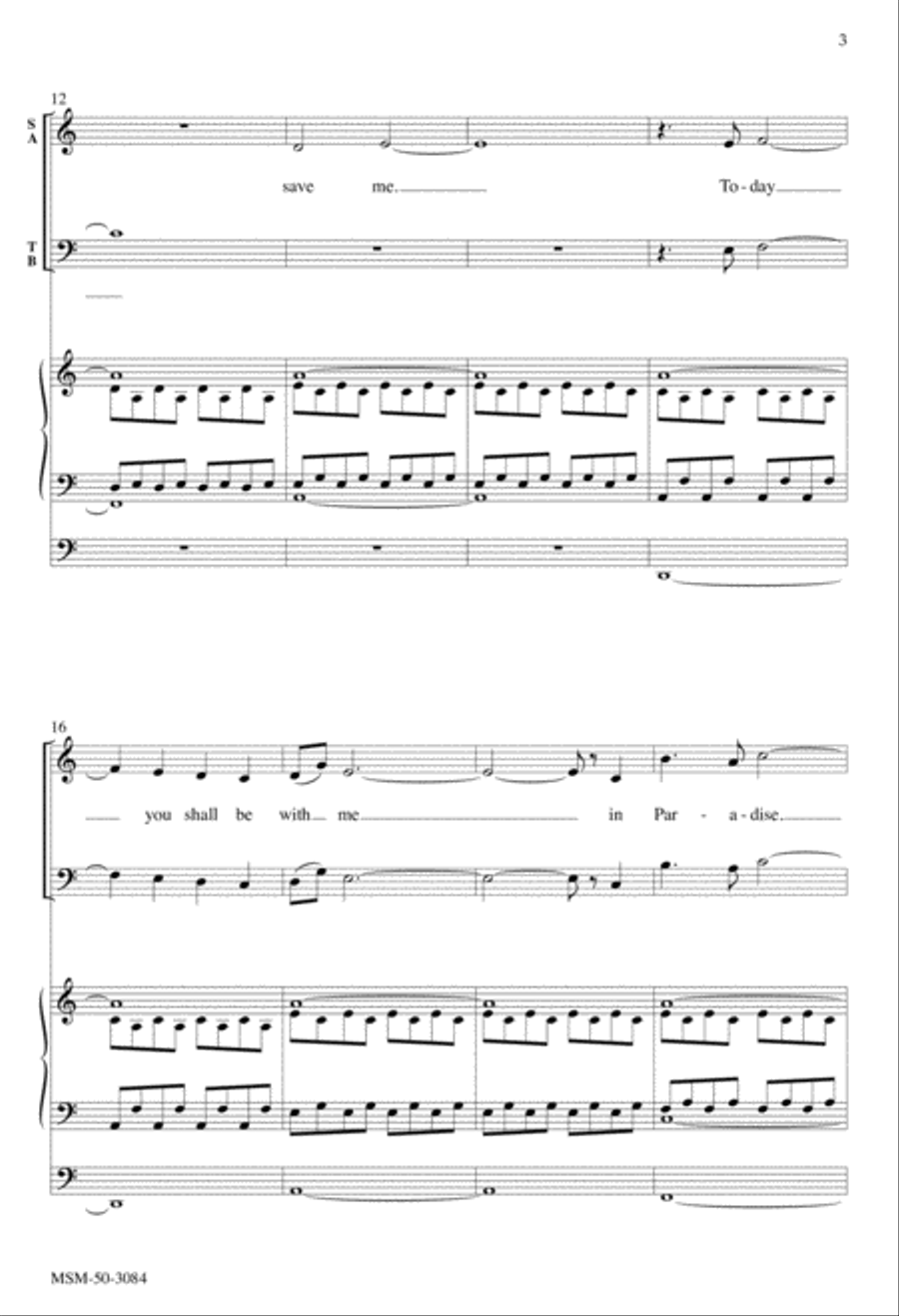 Soul of Christ, Sanctify Me (Anima Christi) 4-Part scores gallery preview page 3