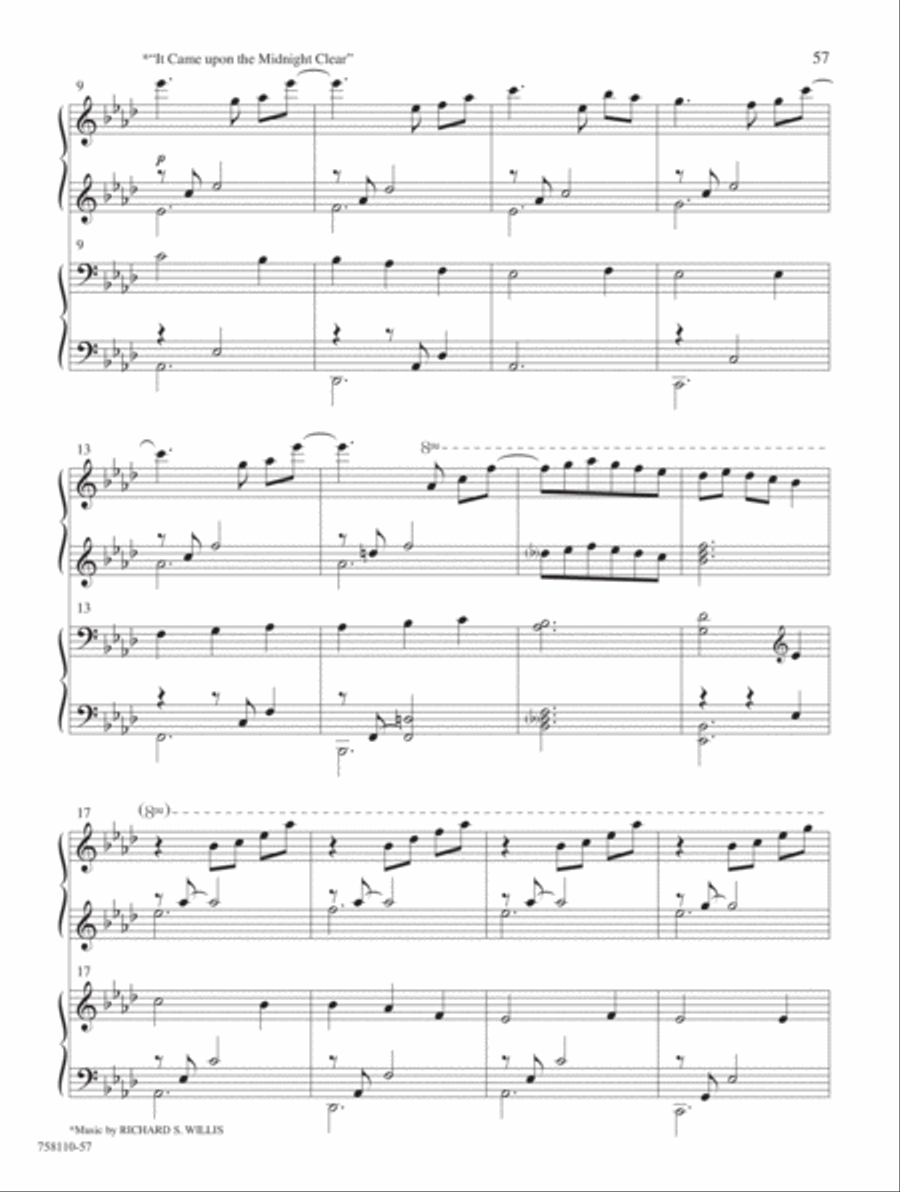 4-Hands for Christmas, Vol. 2 Piano Duet scores gallery preview page 13