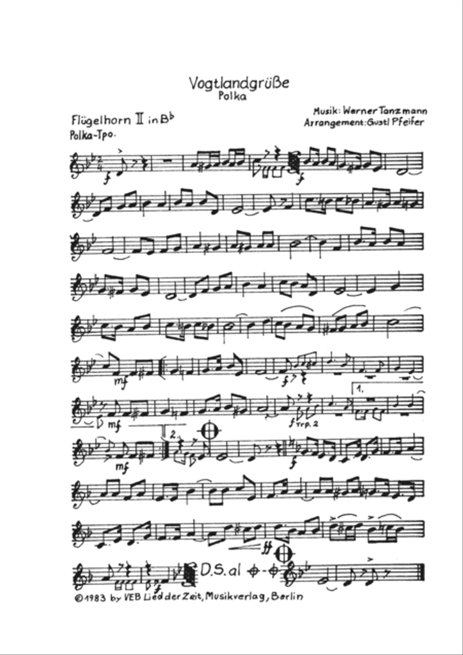 Vogtlandgrusse B-Flat Clarinet scores gallery preview page 4