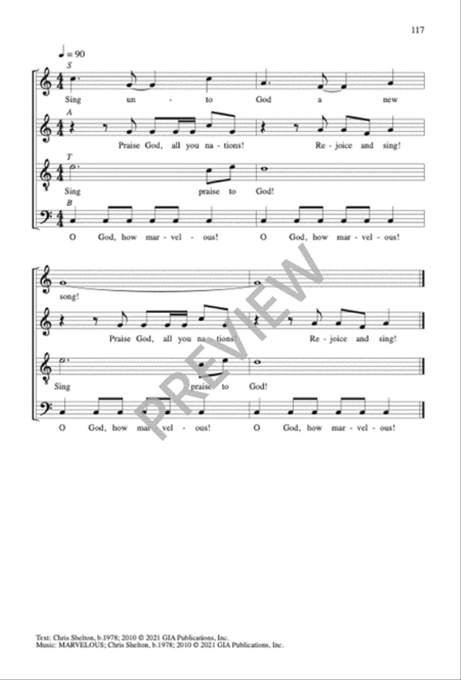 Sing No Empty Alleluias Sacred scores gallery preview page 104