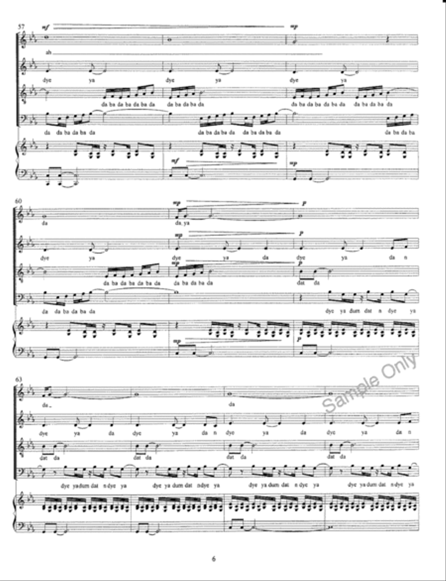 Blue Car Blue Night Blue Car Blue Night 4-Part scores gallery preview page 7