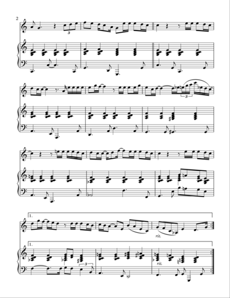 I Believe I Can Fly Small Ensemble scores gallery preview page 3