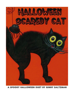 Book cover for Halloween Scaredy Cat - A Spooky Duet for Halloween