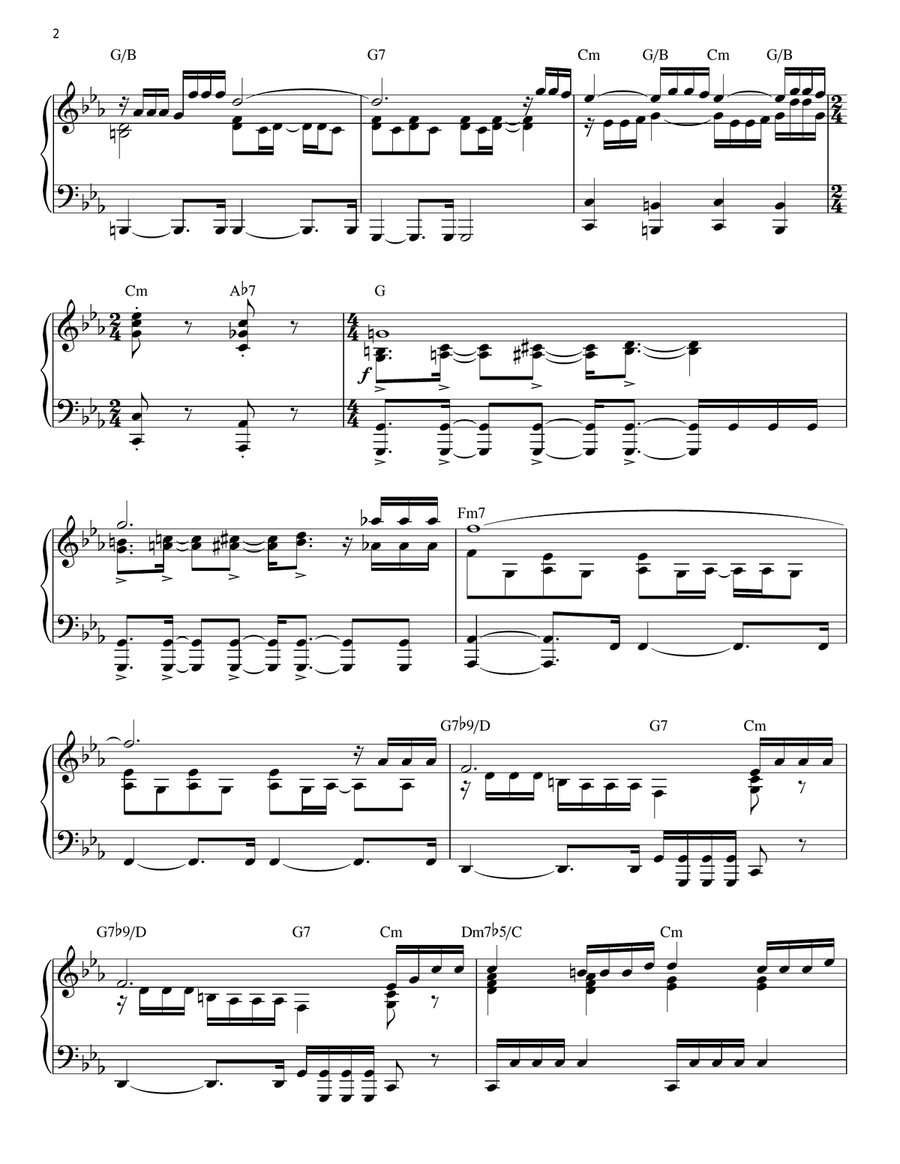 A Fifth Of Beethoven A Fifth Of Beethoven Piano Solo scores gallery preview page 2
