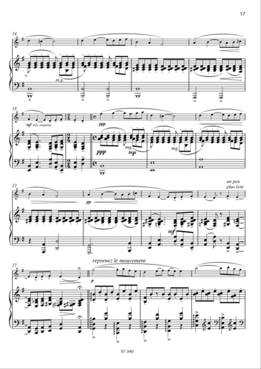 Pavane pour une Infante Défunte Flute Solo scores gallery preview page 2