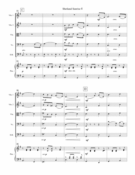 Shetland Sunrise (Elementary String Orchestra) image number null