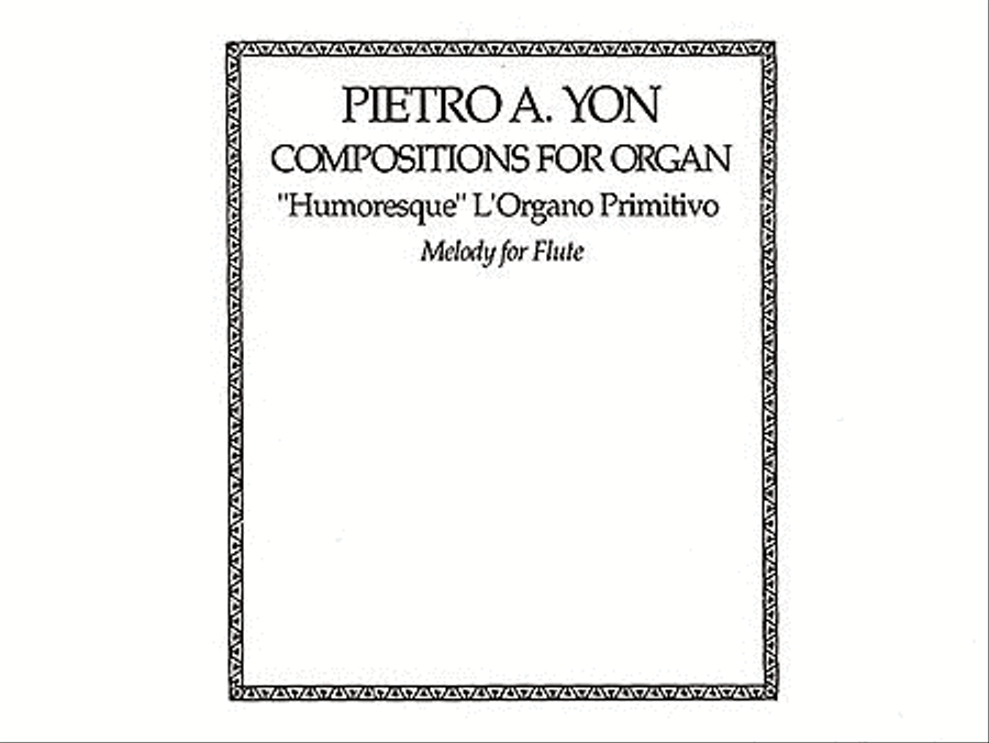 Humoresque L'Organo Primitivo Flute scores gallery preview page 1