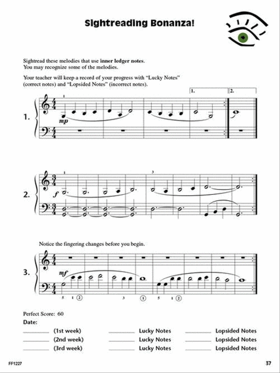 I Can Read Music – Book 3 Piano Method scores gallery preview page 6