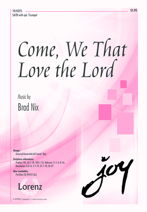 Book cover for Come, We that Love the Lord