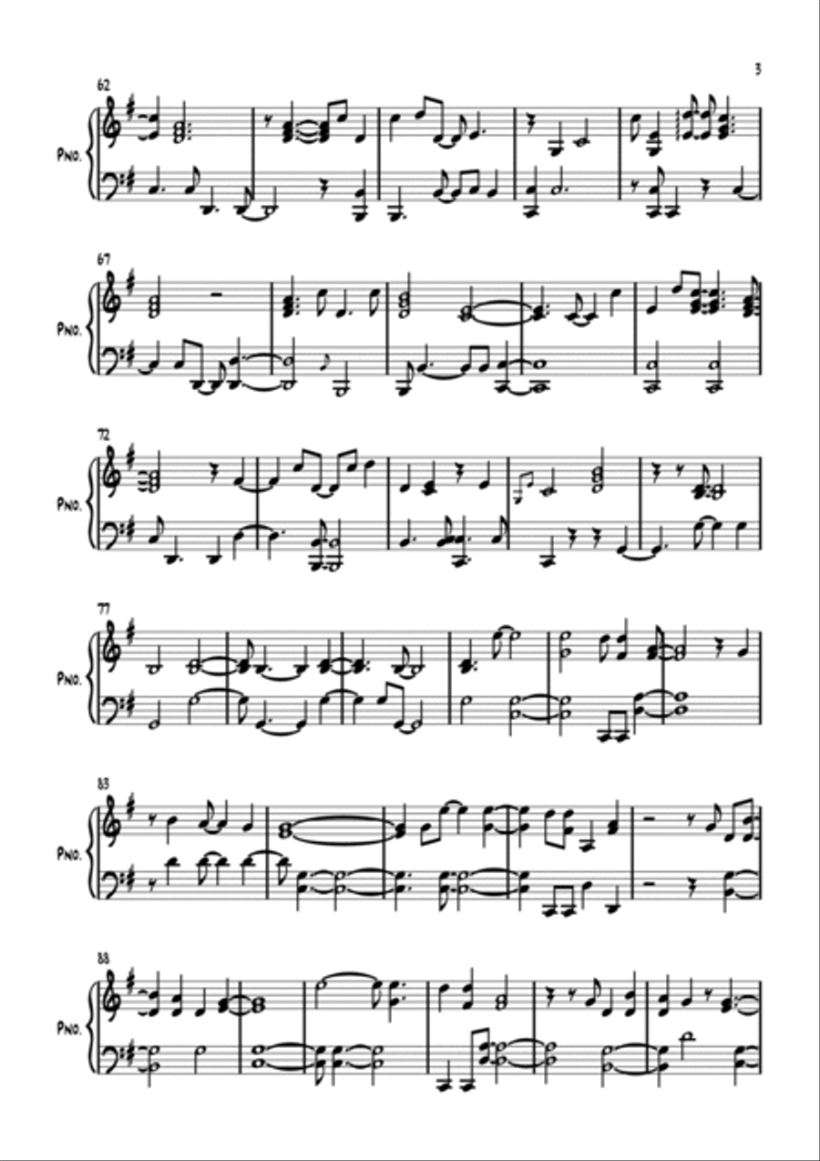 Losing My Religion Losing My Religion Piano Solo scores gallery preview page 3