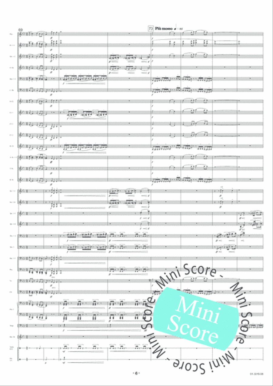 Feste Romane Concert Band scores gallery preview page 10