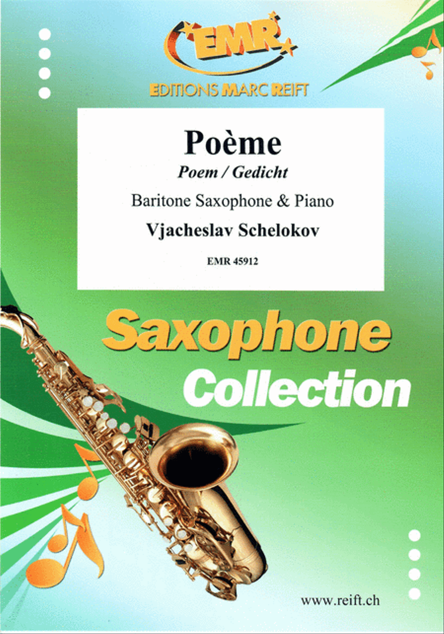Poeme Baritone Saxophone scores gallery preview page 1