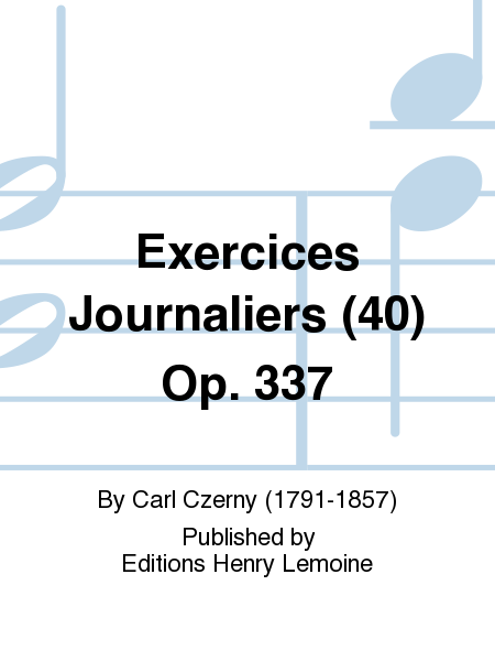 Exercices journaliers (40) Op. 337
