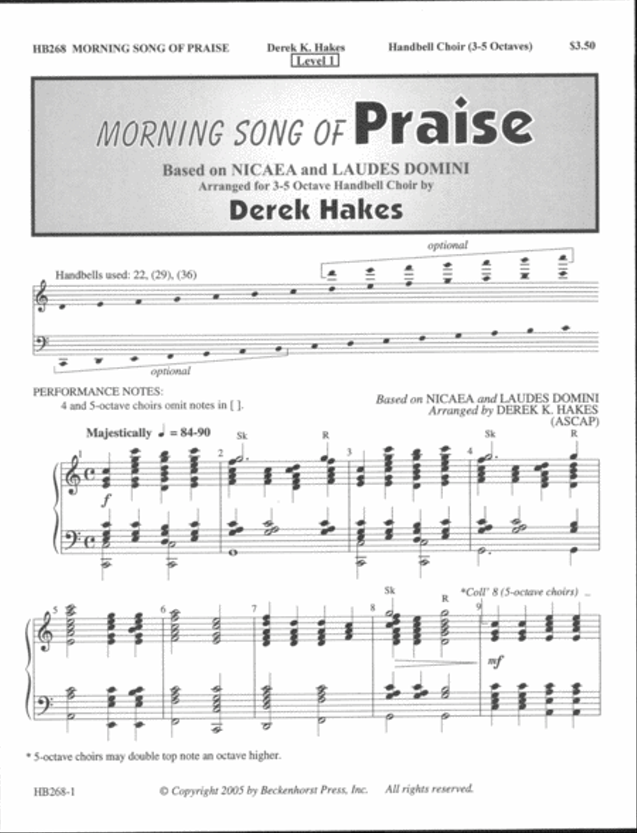 Morning Song of Praise 5-Octaves scores gallery preview page 5