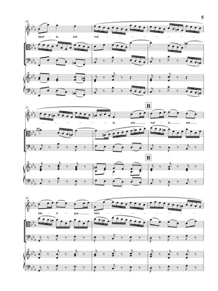 Ergieße dich reichlich (Aria III, from Cantata No 5 - 'Wo soll Ich fliehen hin' - BWV 5) image number null