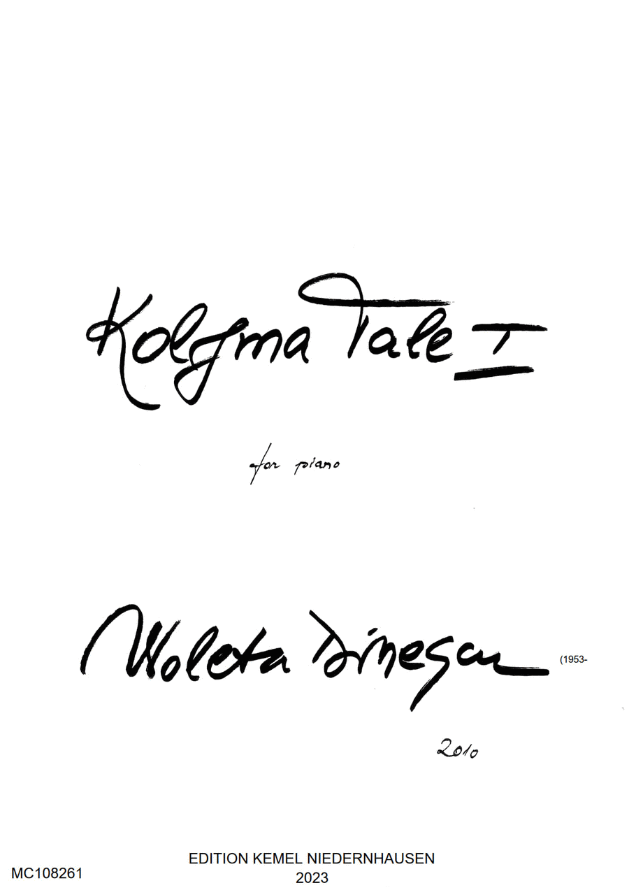 Kolima Tale I Kolima Tale I Piano Solo scores gallery preview page 1