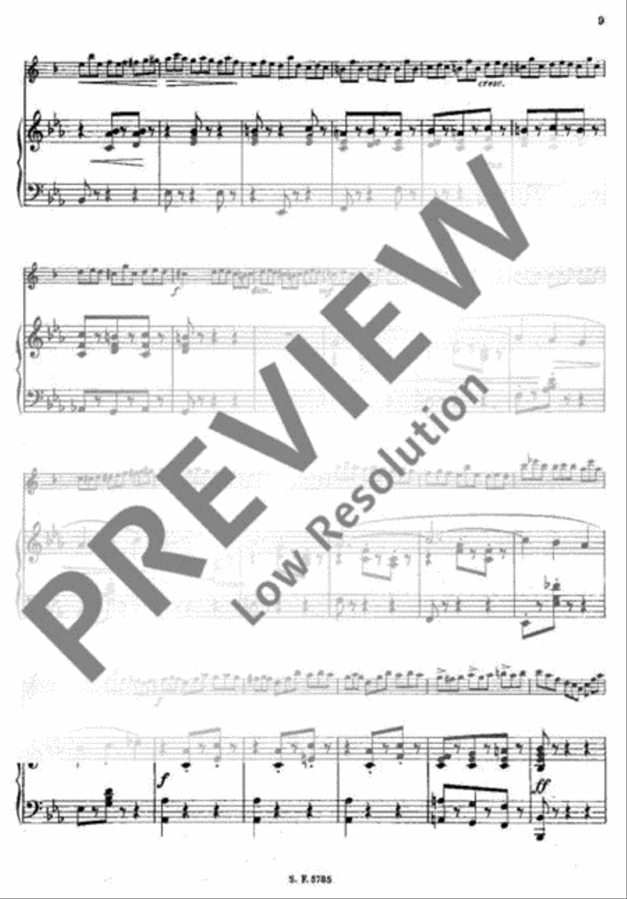 Impromptu Clarinet Solo scores gallery preview page 10