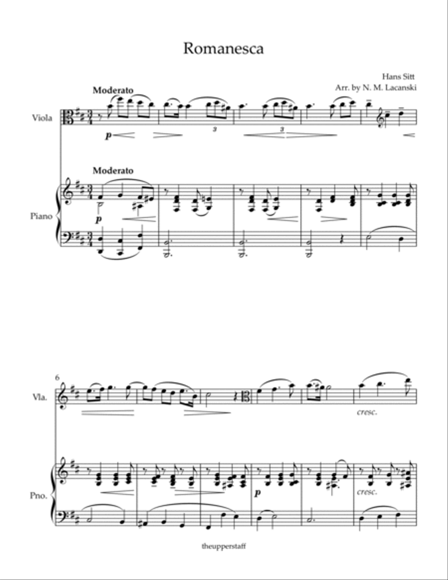 Romanesca Viola scores gallery preview page 2