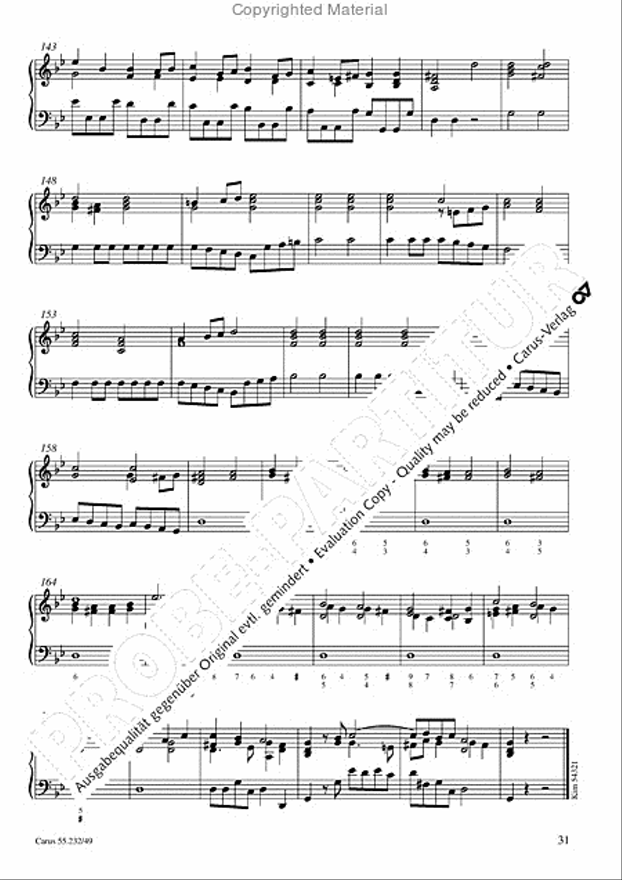 Dixit Dominus (The Lord said unto my Lord) Organ scores gallery preview page 34