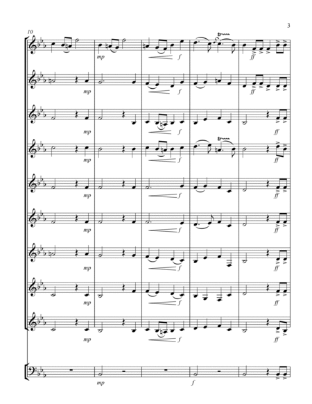 La Rejouissance (from "Heroic Music") (Eb) (Trumpet Nonet, Timpani)