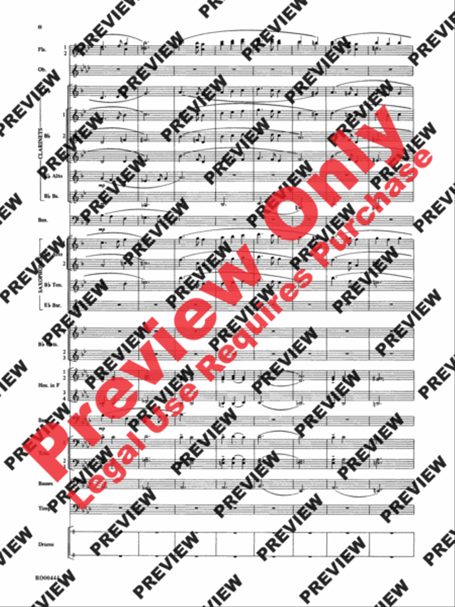 Lethbridge Overture Concert Band scores gallery preview page 9