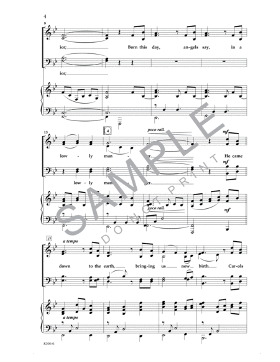 Carols Sing 4-Part scores gallery preview page 3
