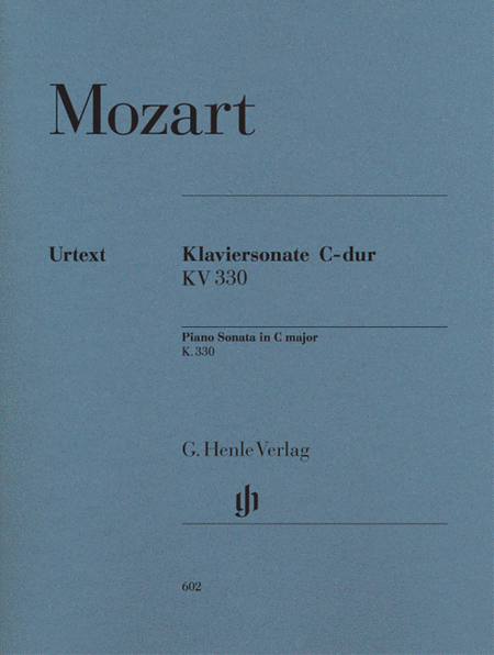 Mozart, Wolfgang Amadeus: Piano sonata C major KV 330 (300h)