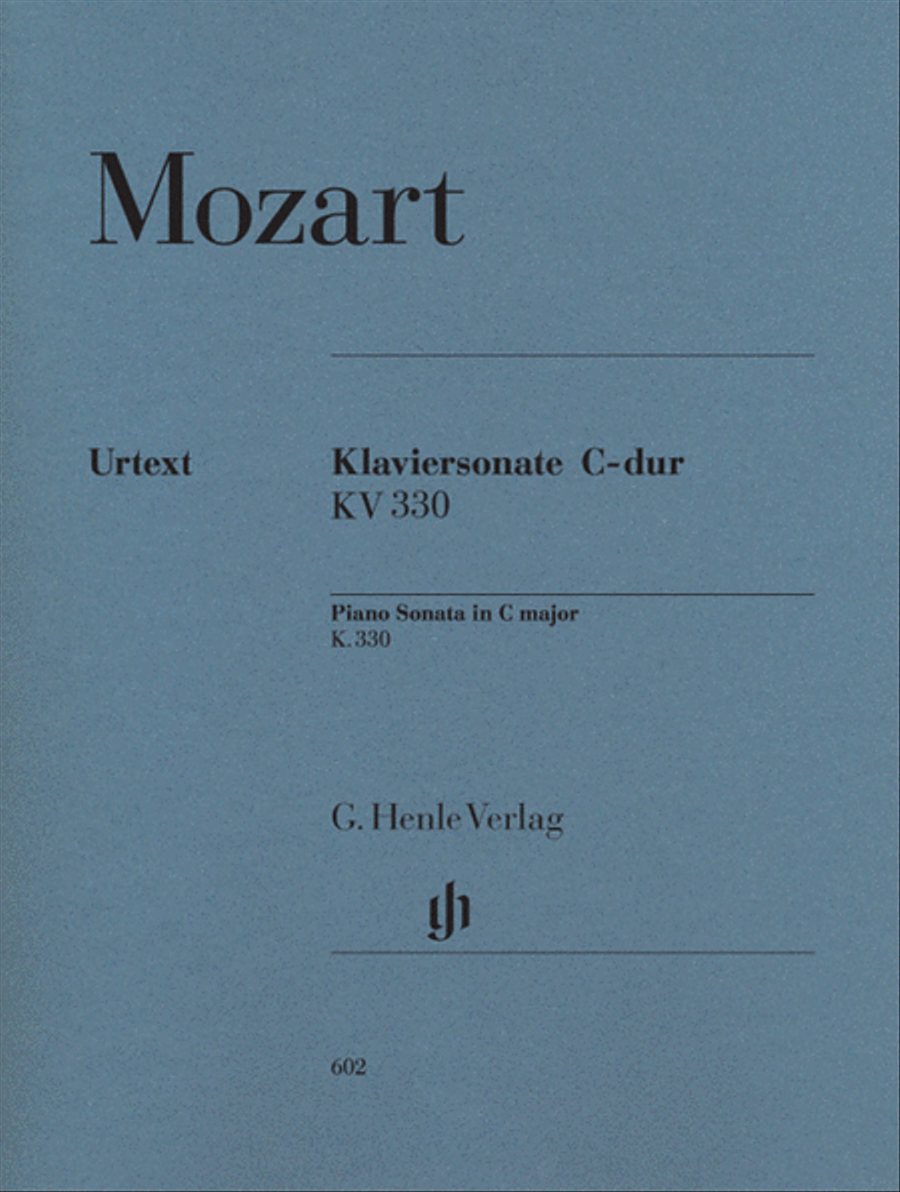 Piano Sonata in C Major K330 (300h) Piano Solo scores gallery preview page 1
