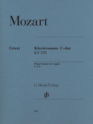 Book cover for Piano Sonata in C Major K330 (300h)