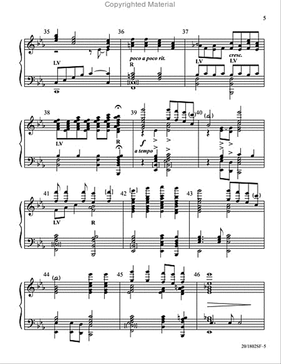 Go Tell It on the Mountain 5-Octaves scores gallery preview page 5