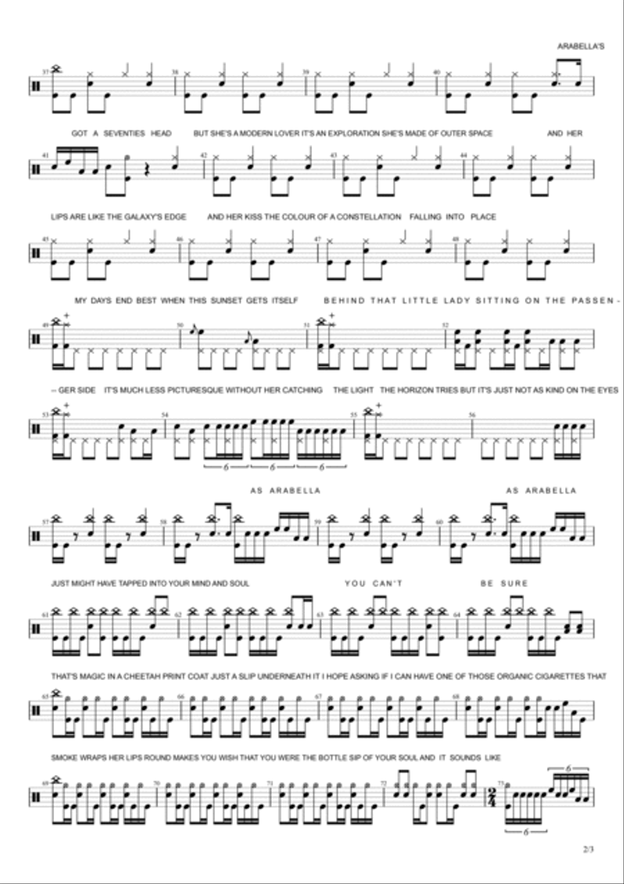 Arabella Drum Set scores gallery preview page 2