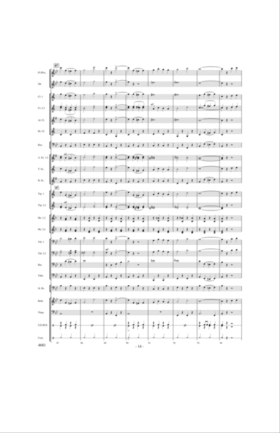 Gallant Marines Gallant Marines Concert Band scores gallery preview page 13