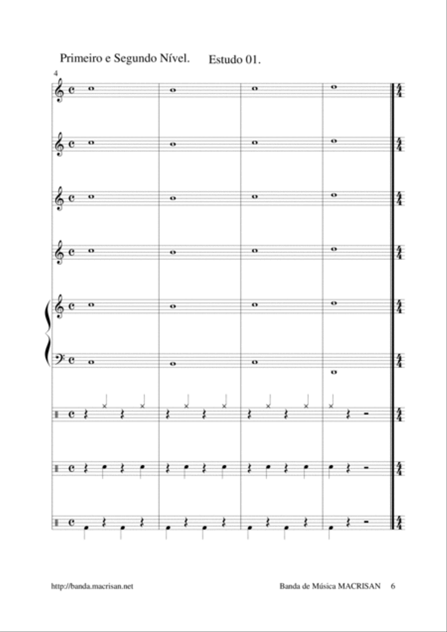 Banda de Música MACRISAN: Repertório Marching Band scores gallery preview page 6