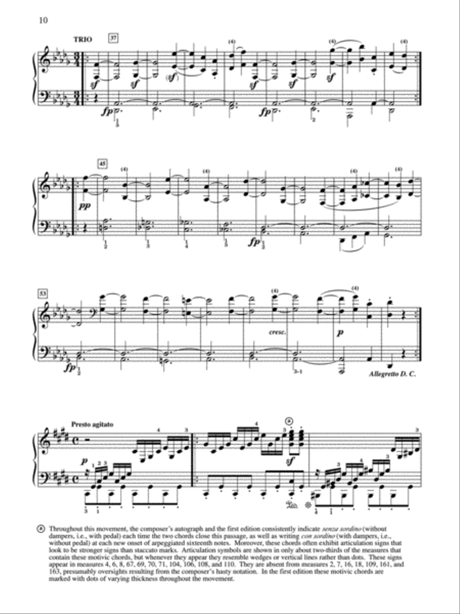 Sonata No. 14 in C-sharp Minor, Op. 27, No. 2 Small Ensemble scores gallery preview page 4