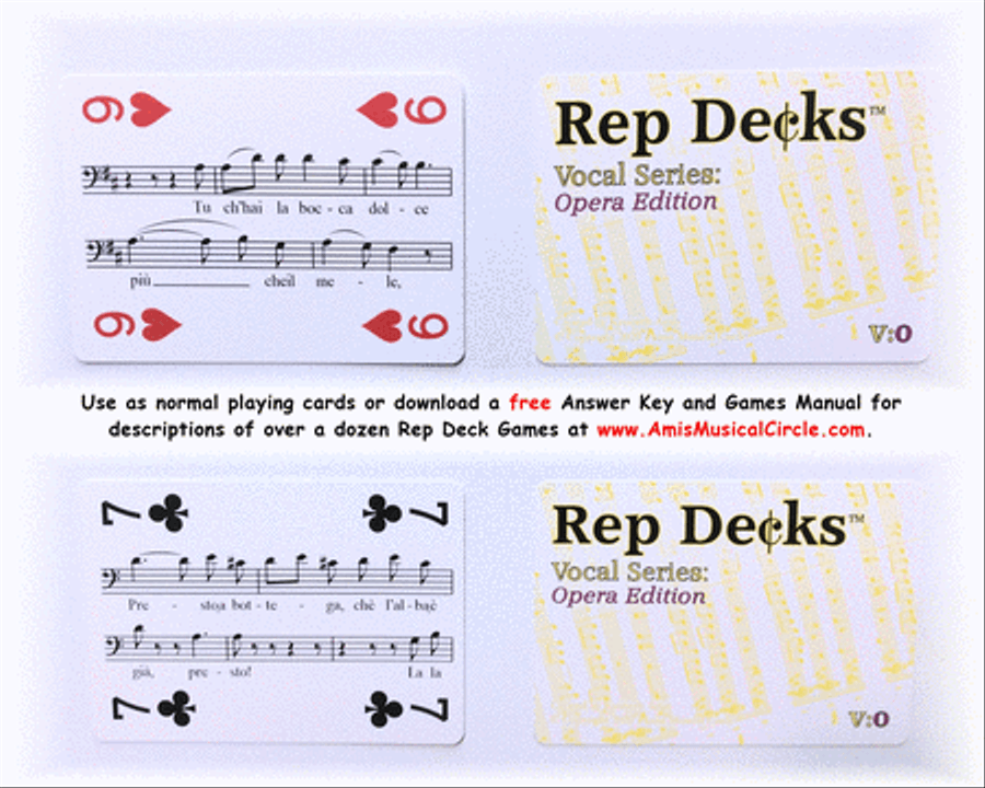 Rep Decks Vocal Series: Opera Edition Voice scores gallery preview page 2
