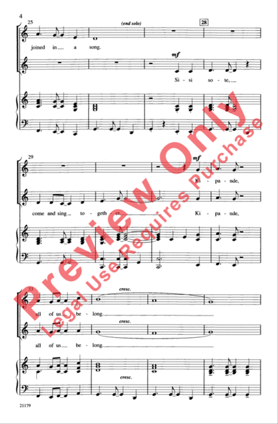 Changamano 2-Part scores gallery preview page 4