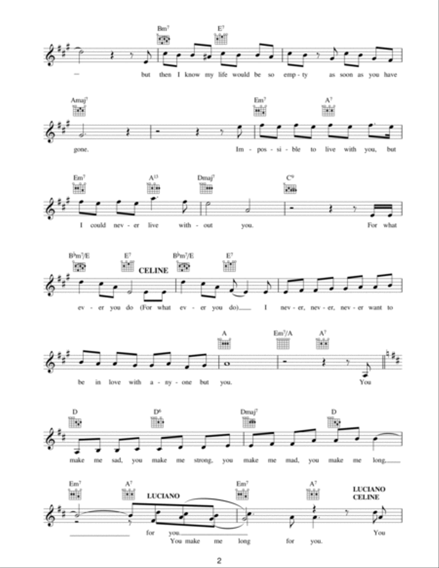 I Hate You Then I Love You Piano scores gallery preview page 2
