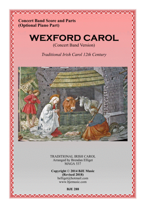 Wexford Carol - Concert Band Score and Parts PDF