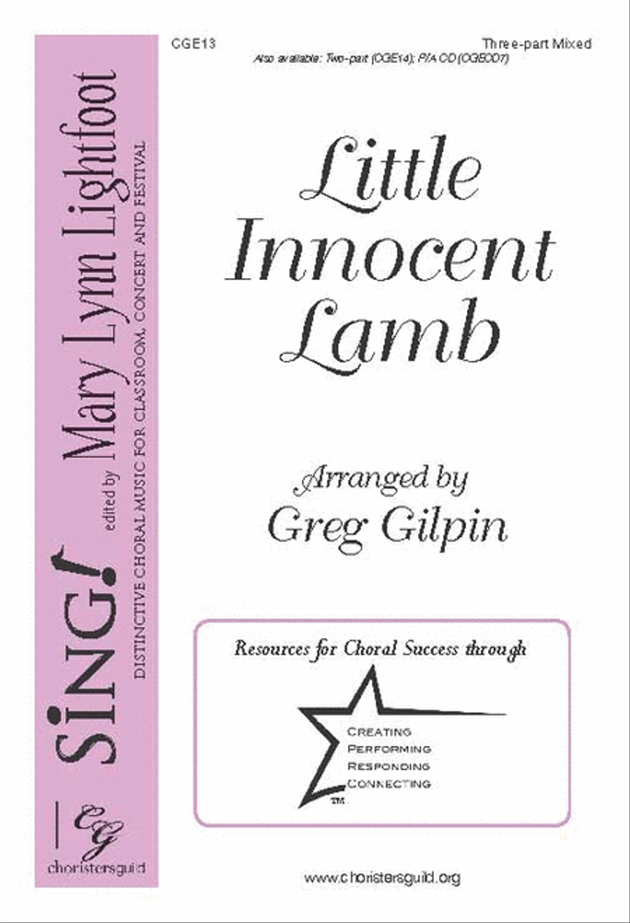 Little Innocent Lamb (Three-Part Mixed) 3-Part scores gallery preview page 1