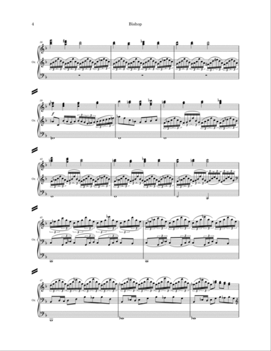 Chess Symphony, Movement IV. Bishop Full Orchestra scores gallery preview page 4