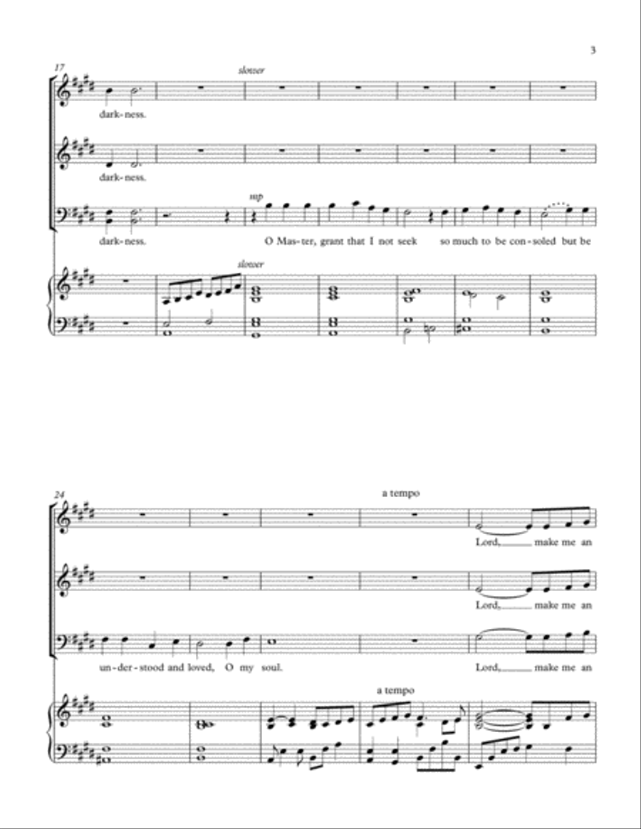 Lord, Make Me an Instrument 3-Part scores gallery preview page 3