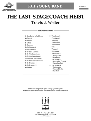 The Last Stagecoach Heist: Score