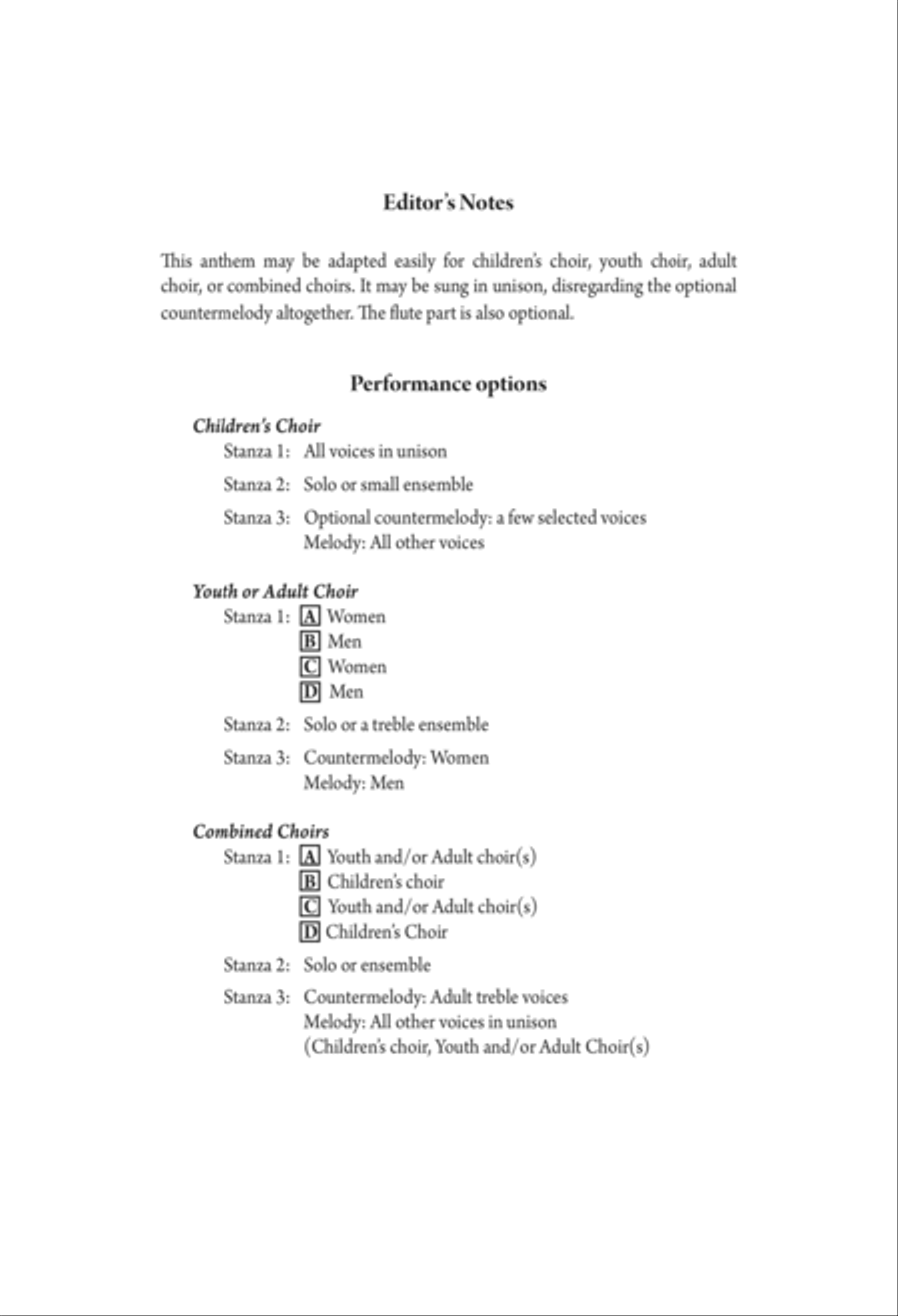 Savior, Like a Shepherd Lead Us Unison Choir scores gallery preview page 2
