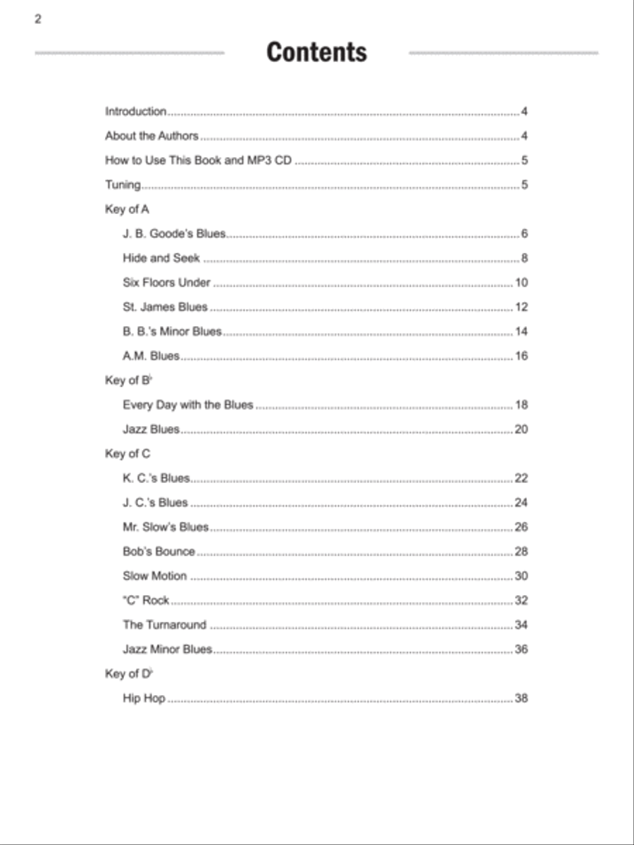 Blues Guitar Tracks Blues Guitar Tracks Electric Guitar scores gallery preview page 2