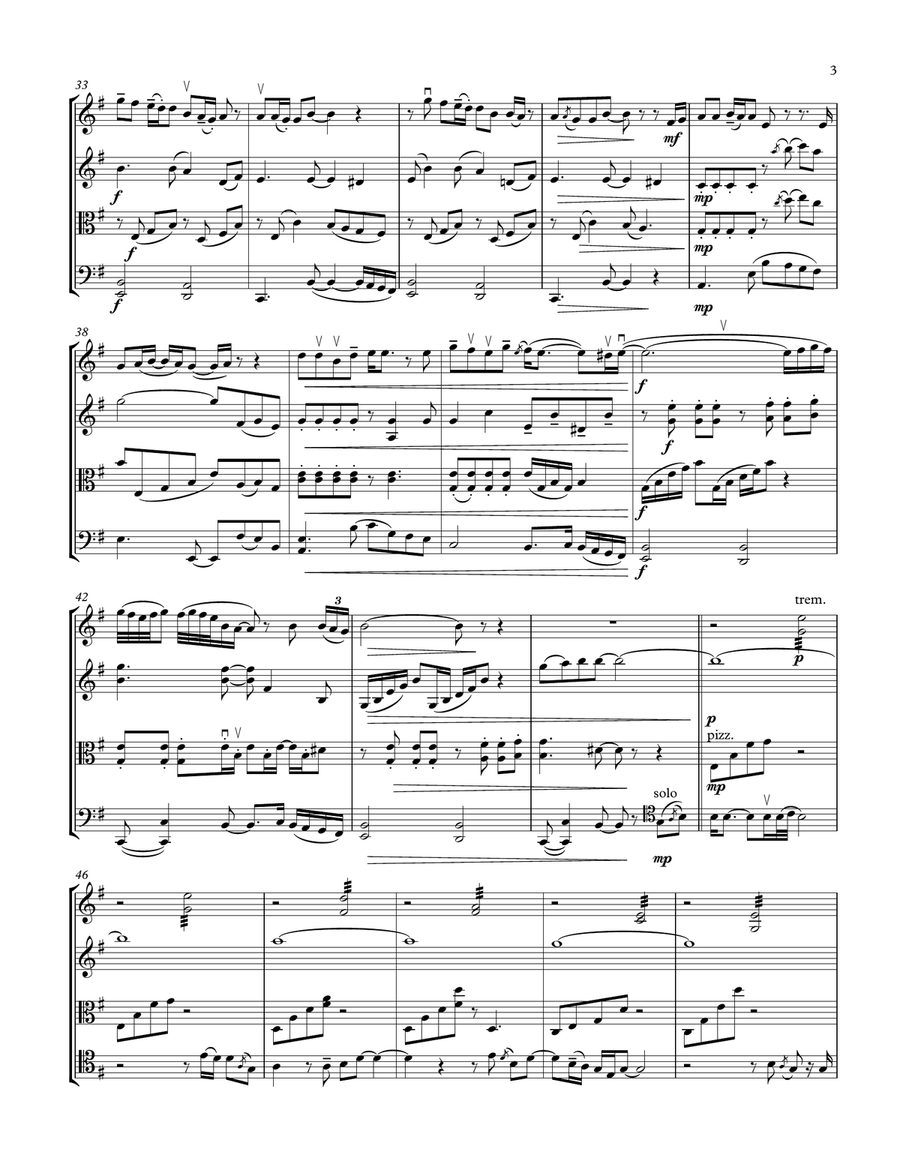 Ready For Love Ready For Love String Quartet scores gallery preview page 3