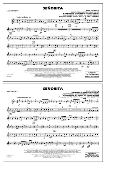 Se&#241;orita (arr. Carmenates and Brown) - 2nd Bb Trumpet