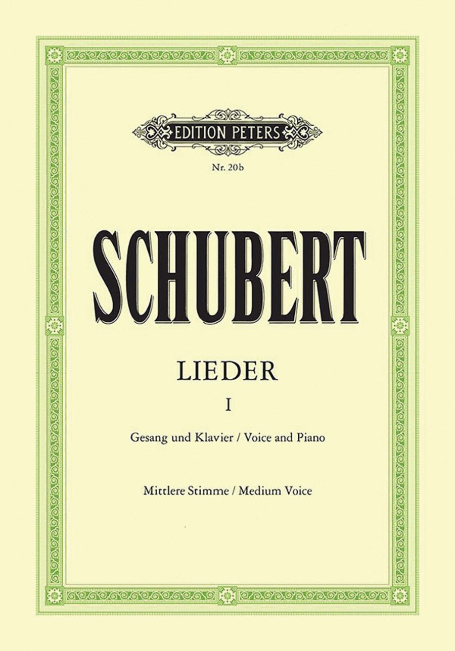 Lieder (Songs), Volume 1 - 92 Songs Medium Voice scores gallery preview page 1