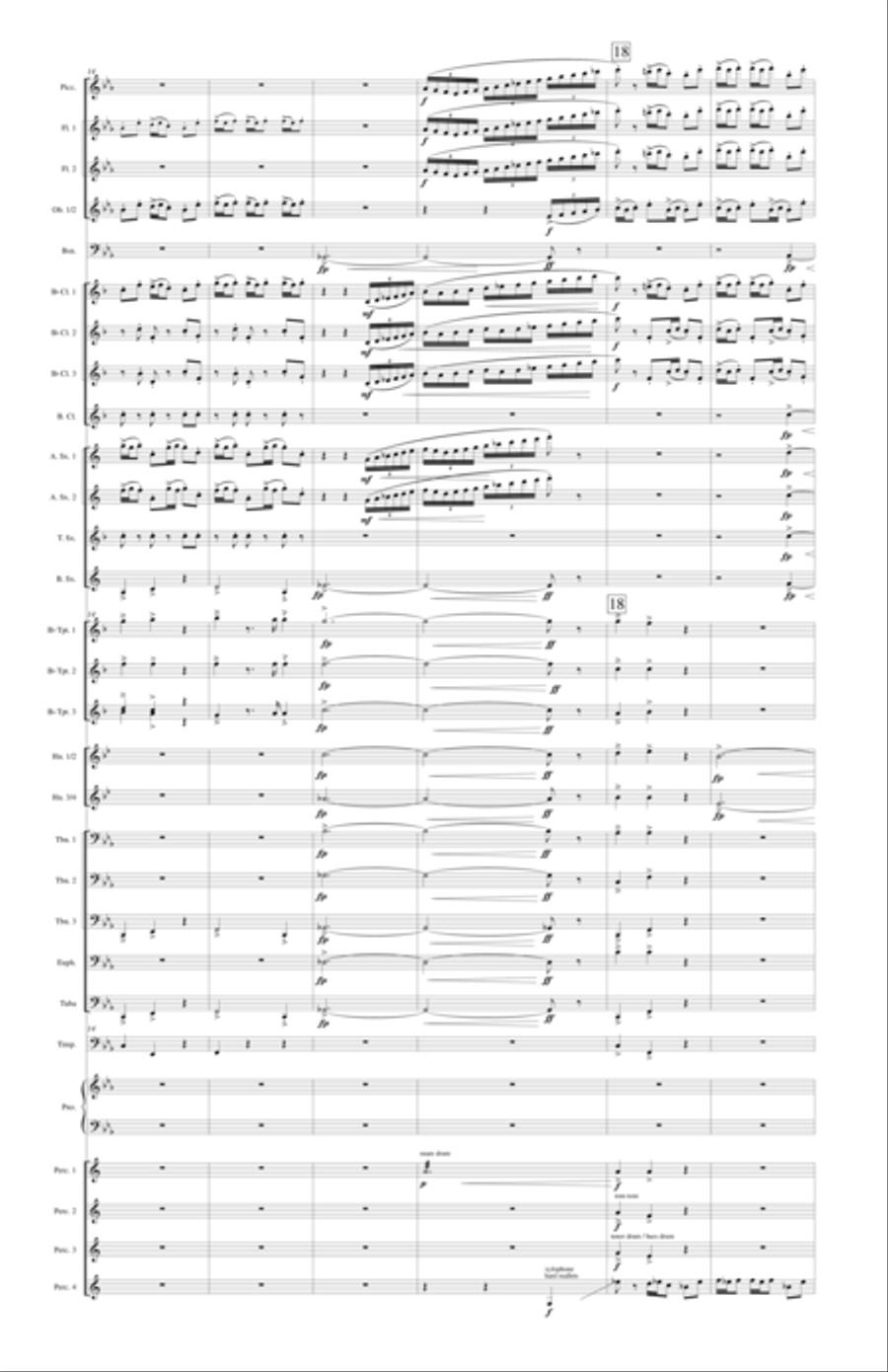 With Voice of Triumph Raised Concert Band scores gallery preview page 4