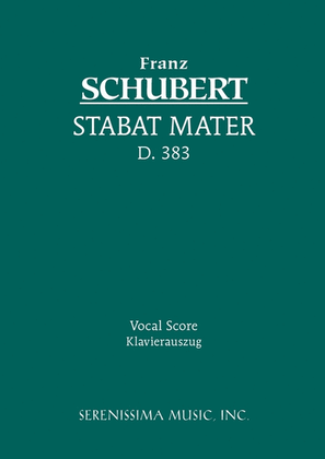Book cover for Stabat mater, D.383