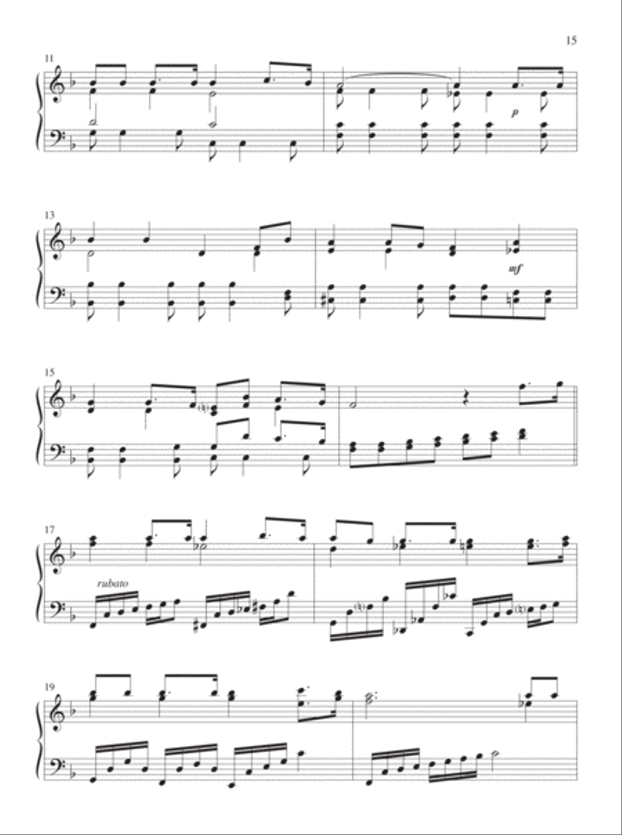 The Cross of Christ Piano Solo scores gallery preview page 8